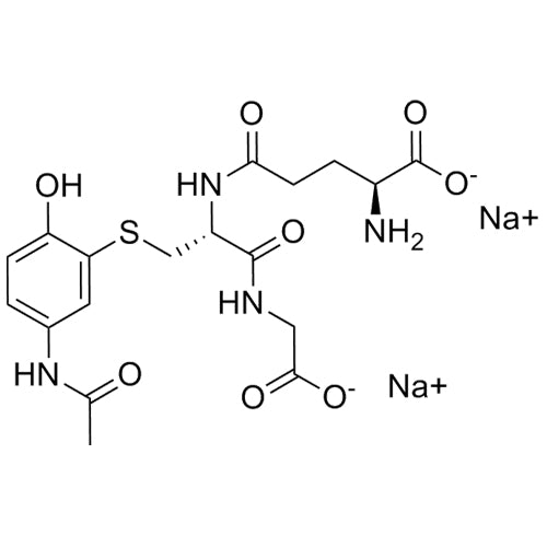 sodium (S)-5-(((R)-3-((5-acetamido-2-hydroxyphenyl)thio)-1-((carboxylatomethyl)amino)-1-oxopropan-2-yl)amino)-2-amino-5-oxopentanoate