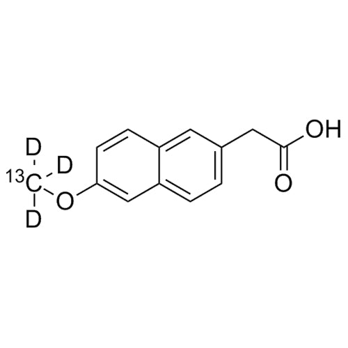6-Methoxy-2-naphthylacetic acid (6-MNA)-13C-d3