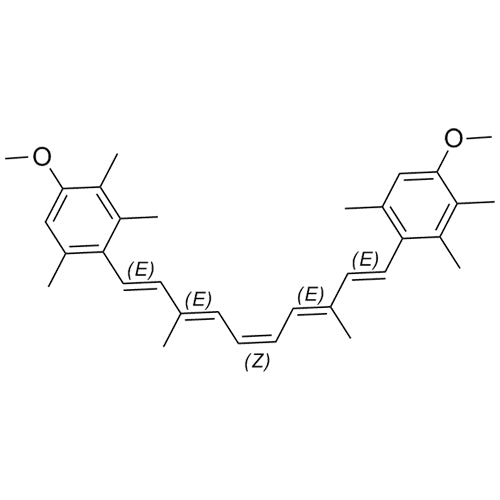 4,4'-((1E,3E,5Z,7E,9E)-3,8-dimethyldeca-1,3,5,7,9-pentaene-1,10-diyl)bis(1-methoxy-2,3,5-trimethylbenzene)