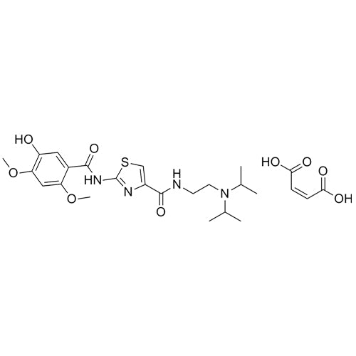 N-(2-(diisopropylamino)ethyl)-2-(5-hydroxy-2,4-dimethoxybenzamido)thiazole-4-carboxamide maleate