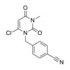 4-((6-chloro-3-methyl-2,4-dioxo-3,4-dihydropyrimidin-1(2H)-yl)methyl)benzonitrile