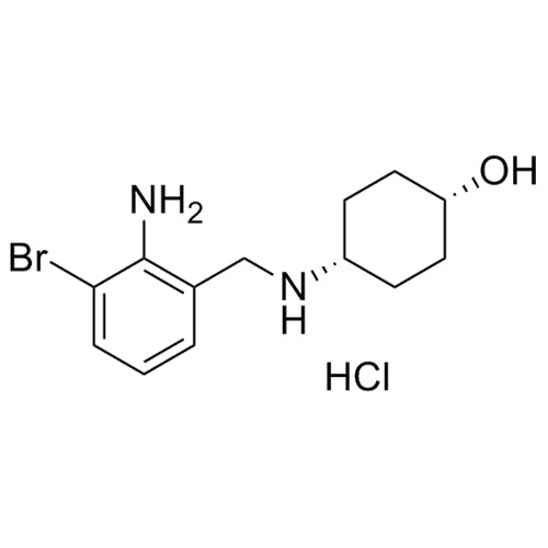 Cis-4-((2-amino-3-bromobenzyl)amino)cyclohexanol hydrochloride