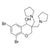 6,8-dibromo-3,3-bis(pyrrolidin-1-ylmethyl)chroman-4-ol