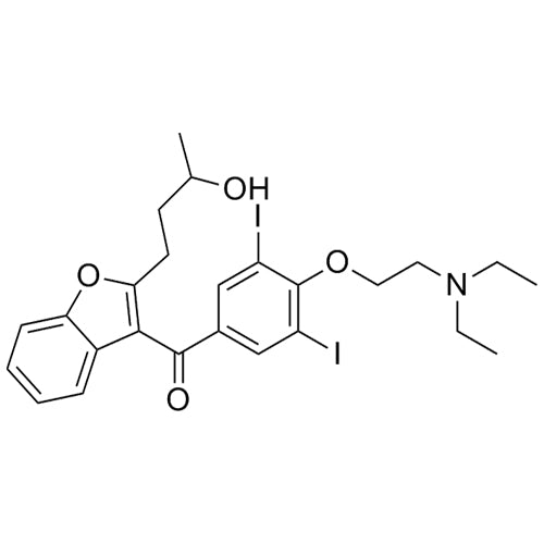 (4-(2-(diethylamino)ethoxy)-3,5-diiodophenyl)(2-(3-hydroxybutyl)benzofuran-3-yl)methanone