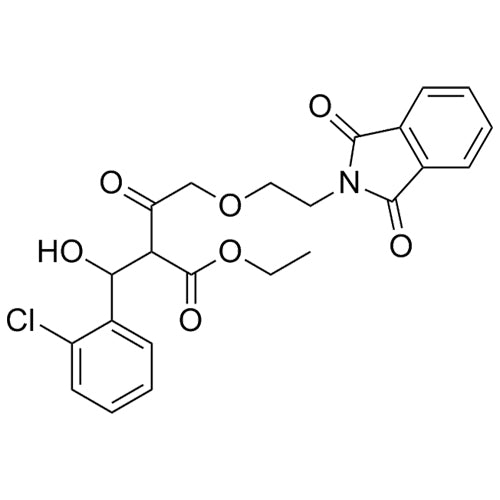 ethyl 2-((2-chlorophenyl)(hydroxy)methyl)-4-(2-(1,3-dioxoisoindolin-2-yl)ethoxy)-3-oxobutanoate