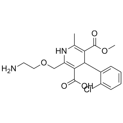 2-((2-aminoethoxy)methyl)-4-(2-chlorophenyl)-5-(methoxycarbonyl)-6-methyl-1,4-dihydropyridine-3-carboxylic acid