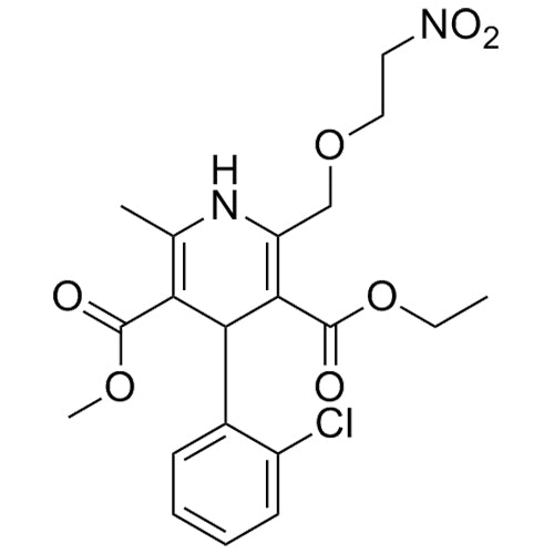 3-ethyl 5-methyl 4-(2-chlorophenyl)-6-methyl-2-((2-nitroethoxy)methyl)-1,4-dihydropyridine-3,5-dicarboxylate