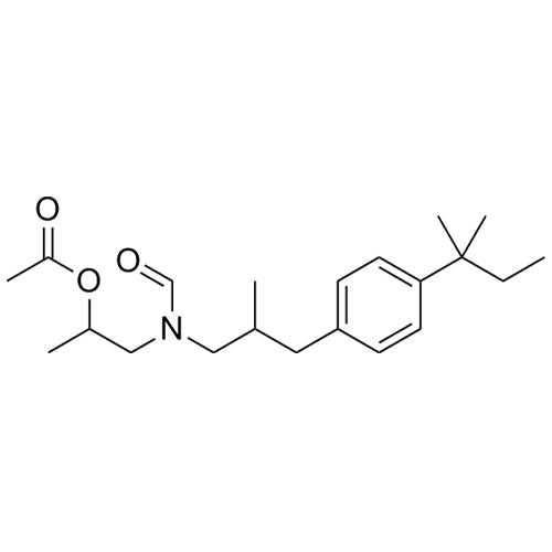 1-(N-(2-methyl-3-(4-(tert-pentyl)phenyl)propyl)formamido)propan-2-yl acetate