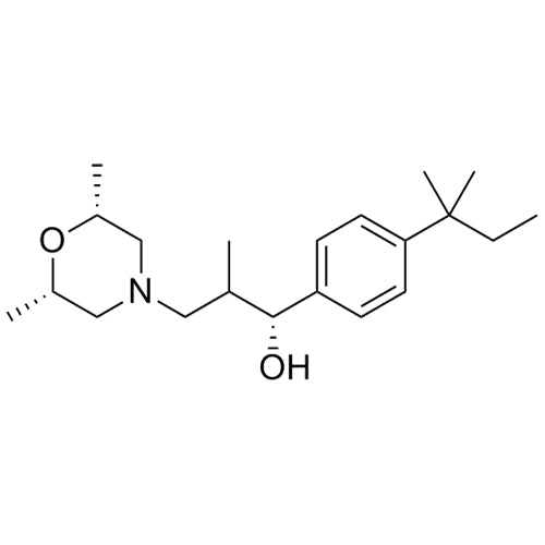 (1R)-3-((2S,6R)-2,6-dimethylmorpholino)-2-methyl-1-(4-(tert-pentyl)phenyl)propan-1-ol
