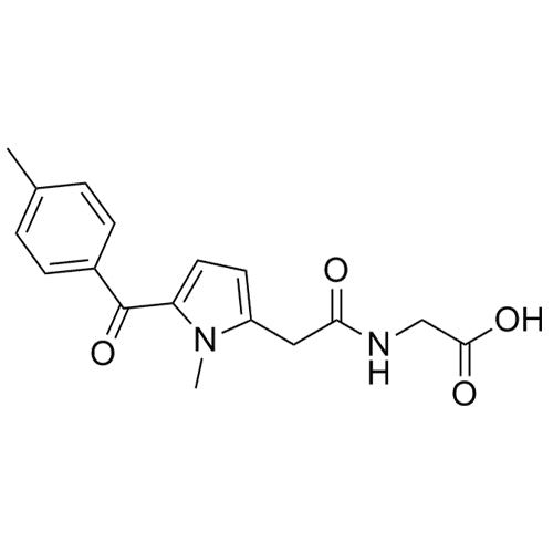 2-(2-(1-methyl-5-(4-methylbenzoyl)-1H-pyrrol-2-yl)acetamido)acetic acid