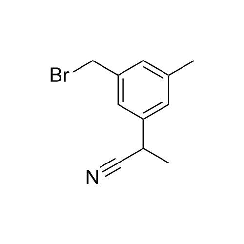 2-(3-(bromomethyl)-5-methylphenyl)propanenitrile