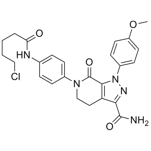 6-(4-(5-chloropentanamido)phenyl)-1-(4-methoxyphenyl)-7-oxo-4,5,6,7-tetrahydro-1H-pyrazolo[3,4-c]pyridine-3-carboxamide