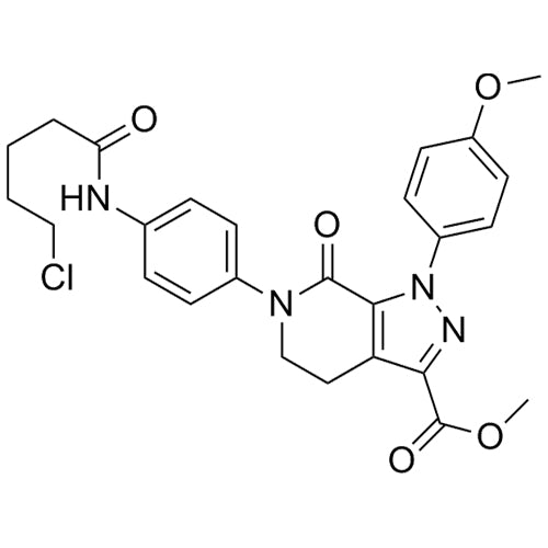 methyl 6-(4-(5-chloropentanamido)phenyl)-1-(4-methoxyphenyl)-7-oxo-4,5,6,7-tetrahydro-1H-pyrazolo[3,4-c]pyridine-3-carboxylate