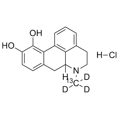 rac-Apomorphine-13C-d3 HCl