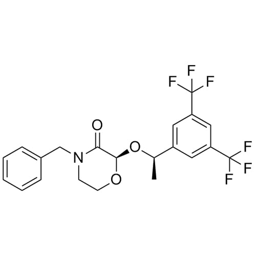 (R)-4-benzyl-2-((R)-1-(3,5-bis(trifluoromethyl)phenyl)ethoxy)morpholin-3-one
