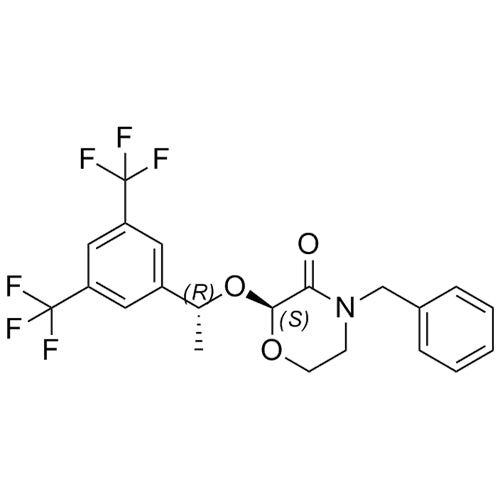 (S)-4-benzyl-2-((R)-1-(3,5-bis(trifluoromethyl)phenyl)ethoxy)morpholin-3-one