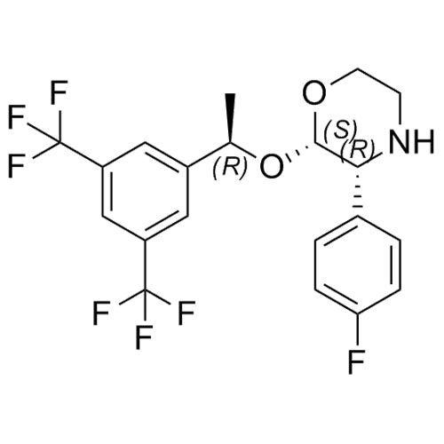 (2S,3R)-2-((R)-1-(3,5-bis(trifluoromethyl)phenyl)ethoxy)-3-(4-fluorophenyl)morpholine