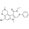 ethyl 5-bromo-2,7-dimethyl-8-((phenylthio)methyl)-1,2,3,7-tetrahydro-[1,3]oxazino[5,6-e]indole-9-carboxylate