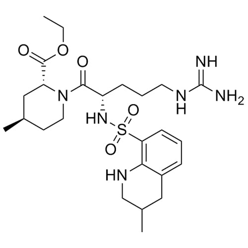 (2R,4R)-ethyl 1-((2S)-5-guanidino-2-(3-methyl-1,2,3,4-tetrahydroquinoline-8-sulfonamido)pentanoyl)-4-methylpiperidine-2-carboxylate