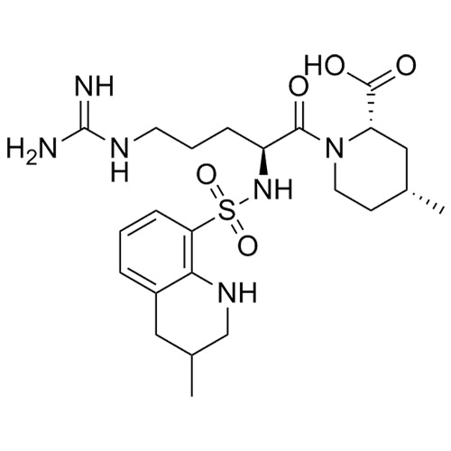 (2S,4R)-1-((2S)-5-guanidino-2-(3-methyl-1,2,3,4-tetrahydroquinoline-8-sulfonamido)pentanoyl)-4-methylpiperidine-2-carboxylic acid