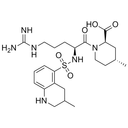 (2R,4R)-1-((2S)-5-guanidino-2-(3-methyl-1,2,3,4-tetrahydroquinoline-5-sulfonamido)pentanoyl)-4-methylpiperidine-2-carboxylic acid