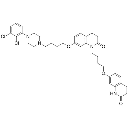 7-(4-(4-(2,3-dichlorophenyl)piperazin-1-yl)butoxy)-1-(4-((2-oxo-1,2,3,4-tetrahydroquinolin-7-yl)oxy)butyl)-3,4-dihydroquinolin-2(1H)-one