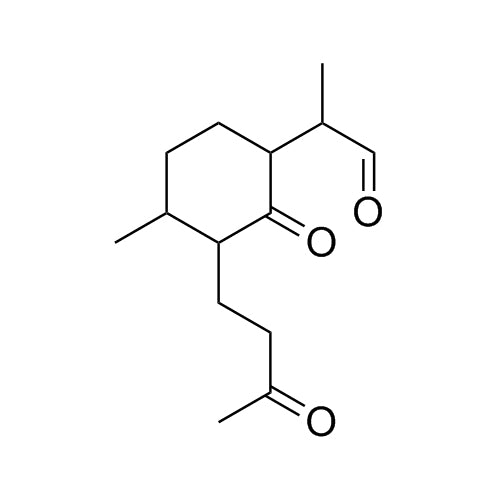 2-(4-methyl-2-oxo-3-(3-oxobutyl)cyclohexyl)propanal