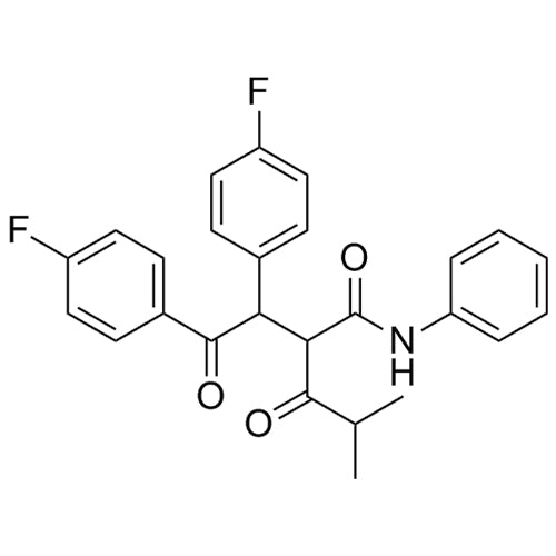 2-(1,2-bis(4-fluorophenyl)-2-oxoethyl)-4-methyl-3-oxo-N-phenylpentanamide