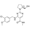 (S)-4-((3-chloro-4-methoxybenzyl)amino)-2-(2-(hydroxymethyl)pyrrolidin-1-yl)-N-methylpyrimidine-5-carboxamide