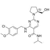 (S)-4-((3-chloro-4-methoxybenzyl)amino)-2-(2-(hydroxymethyl)pyrrolidin-1-yl)-N-isopropylpyrimidine-5-carboxamide