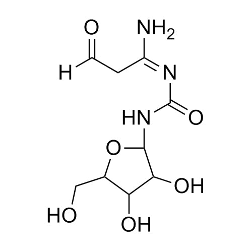 (E)-N'-((3,4-dihydroxy-5-(hydroxymethyl)tetrahydrofuran-2-yl)carbamoyl)-3-oxopropanimidamide