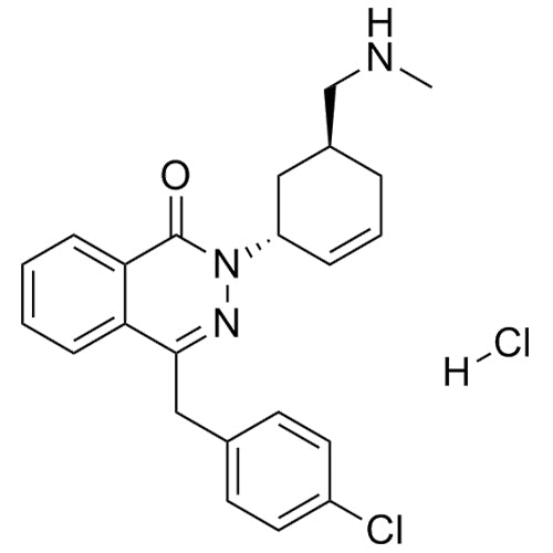 4-(4-chlorobenzyl)-2-((1R,5S)-5-((methylamino)methyl)cyclohex-2-en-1-yl)phthalazin-1(2H)-one hydrochloride