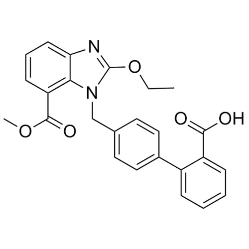 4'-((2-ethoxy-7-(methoxycarbonyl)-1H-benzo[d]imidazol-1-yl)methyl)-[1,1'-biphenyl]-2-carboxylic acid