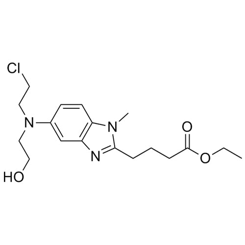 ethyl 4-(5-((2-chloroethyl)(2-hydroxyethyl)amino)-1-methyl-1H-benzo[d]imidazol-2-yl)butanoate