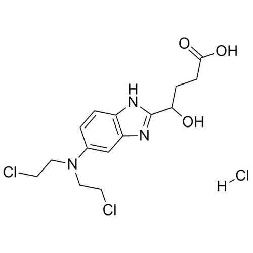 4-(5-(bis(2-chloroethyl)amino)-1H-benzo[d]imidazol-2-yl)-4-hydroxybutanoic acid hydrochloride