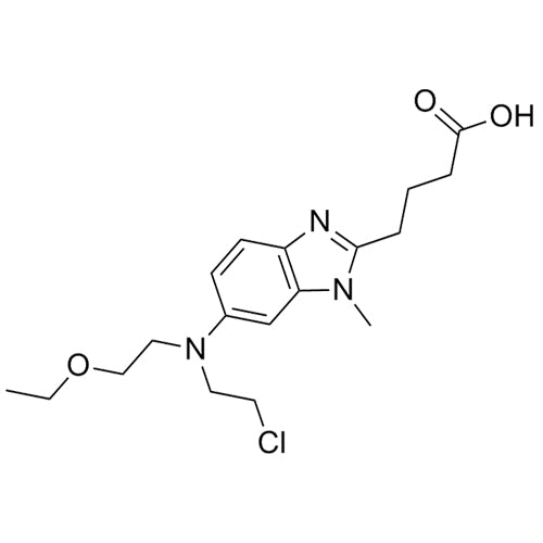 4-(6-((2-chloroethyl)(2-ethoxyethyl)amino)-1-methyl-1H-benzo[d]imidazol-2-yl)butanoic acid