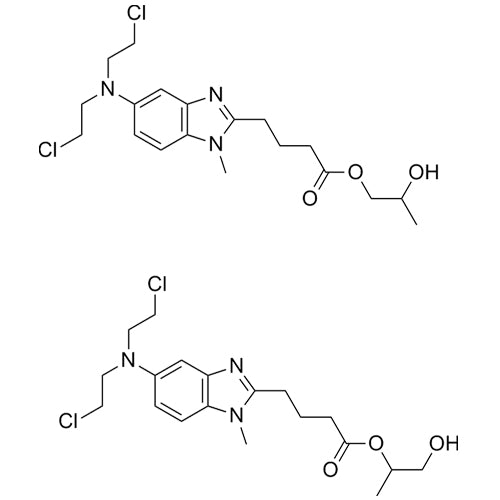 1-hydroxypropan-2-yl 4-(5-(bis(2-chloroethyl)amino)-1-methyl-1H-benzo[d]imidazol-2-yl)butanoate compound with 2-hydroxypropyl 4-(5-(bis(2-chloroethyl)amino)-1-methyl-1H-benzo[d]imidazol-2-yl)butanoate (1:1)
