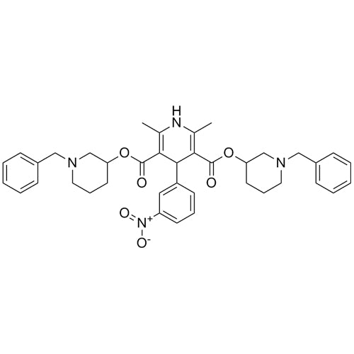 bis(1-benzylpiperidin-3-yl) 2,6-dimethyl-4-(3-nitrophenyl)-1,4-dihydropyridine-3,5-dicarboxylate