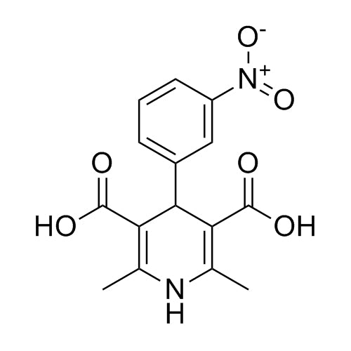 2,6-dimethyl-4-(3-nitrophenyl)-1,4-dihydropyridine-3,5-dicarboxylic acid