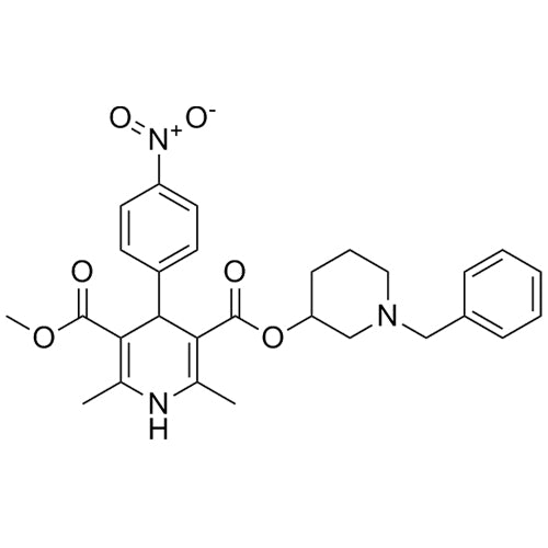 3-(1-benzylpiperidin-3-yl) 5-methyl 2,6-dimethyl-4-(4-nitrophenyl)-1,4-dihydropyridine-3,5-dicarboxylate