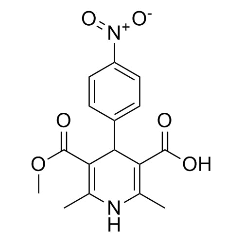 5-(methoxycarbonyl)-2,6-dimethyl-4-(4-nitrophenyl)-1,4-dihydropyridine-3-carboxylic acid