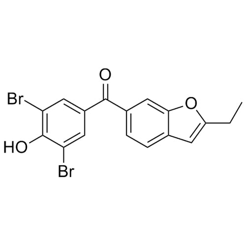 (3,5-dibromo-4-hydroxyphenyl)(2-ethylbenzofuran-6-yl)methanone