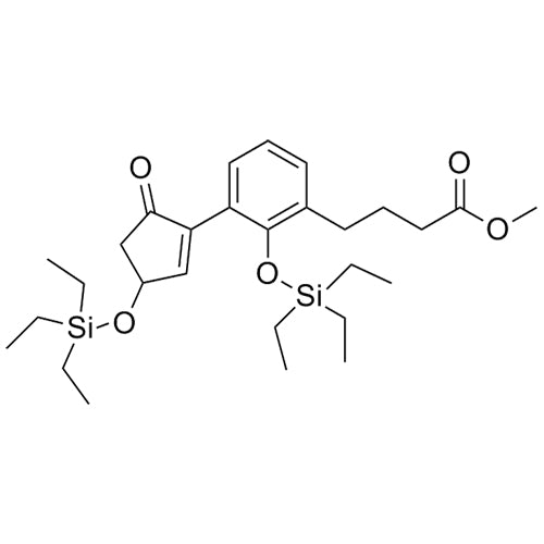 methyl 4-(3-(5-oxo-3-((triethylsilyl)oxy)cyclopent-1-en-1-yl)-2-((triethylsilyl)oxy)phenyl)butanoate