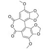 4,10-dimethoxy-[1,3]dioxolo[4',5':3,4]benzo[1,2-c][1,3]dioxolo[4',5':5,6]benzo[1,2-e]oxepine-6,8-dione