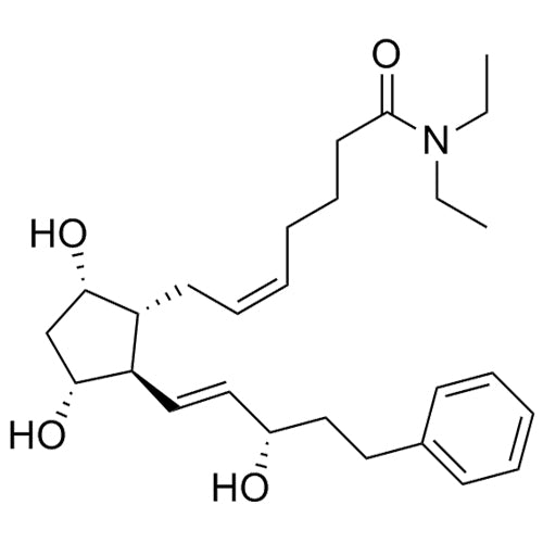 (Z)-7-((1R,2R,3R,5S)-3,5-dihydroxy-2-((S,E)-3-hydroxy-5-phenylpent-1-en-1-yl)cyclopentyl)-N,N-diethylhept-5-enamide