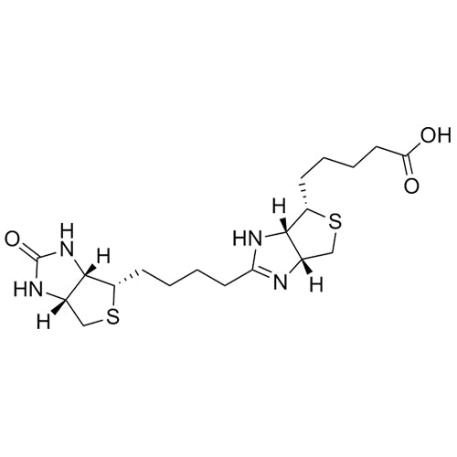 5-((3aR,6S,6aS)-2-(4-((3aS,4S,6aR)-2-oxohexahydro-1H-thieno[3,4-d]imidazol-4-yl)butyl)-3a,4,6,6a-tetrahydro-1H-thieno[3,4-d]imidazol-6-yl)pentanoic acid