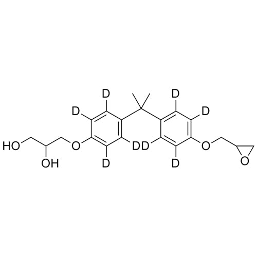 3-(4-(2-(4-(oxiran-2-ylmethoxy)phenyl)propan-2-yl)phenoxy)propane-1,2-diol-D8