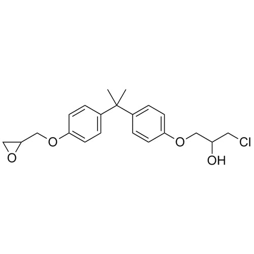 1-chloro-3-(4-(2-(4-(oxiran-2-ylmethoxy)phenyl)propan-2-yl)phenoxy)propan-2-ol