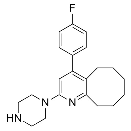 4-(4-fluorophenyl)-2-(piperazin-1-yl)-5,6,7,8,9,10-hexahydrocycloocta[b]pyridine
