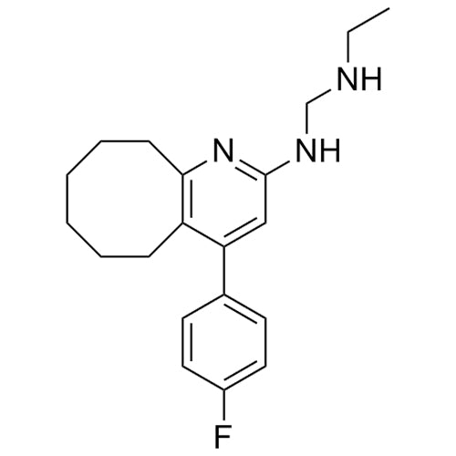 N-ethyl-N-(4-(4-fluorophenyl)-5,6,7,8,9,10-hexahydrocycloocta[b]pyridin-2-yl)methanediamine